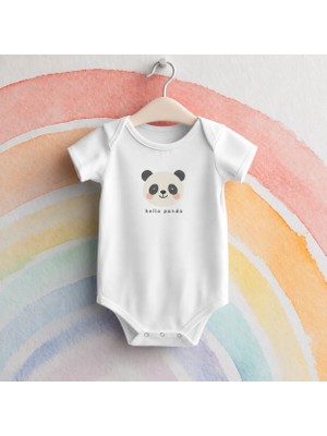 Igigi Collection Igıgı Hello Panda Baskılı Bebek Zıbın