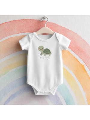 Igigi Collection Igıgı Tiny Turtle Baskılı Bebek Zıbın