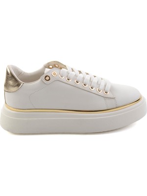 Bambi Beyaz  Kadın Sneaker K01234050609