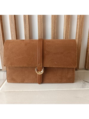 Ases Store Küçük Boy Kapama Süet Deri El ve Omuz Çantası