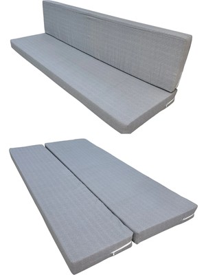 Vip Home Concept Şark Köşesi Vip Sünger Yatak Büyük Ölçü 100X190X10CM-GRİ