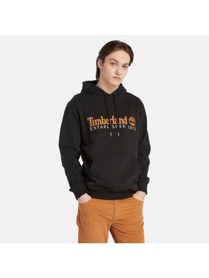 Timberland Embroidery Logo Brush Back Hoodie