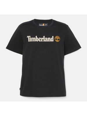 Timberland TB0A5UPQ Linear Logo Sleeve Siyah Erkek T-Shirt
