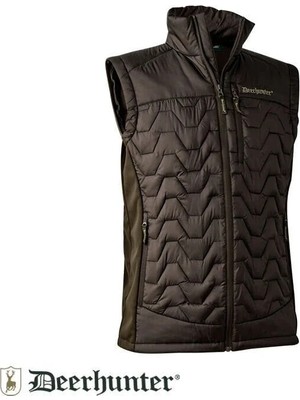 Deerhunter Escape Quilted Yeşil Yelek Erkek Regular Fit Esnek Kumaş 2XL Dış Mekan Kullanımı İçin