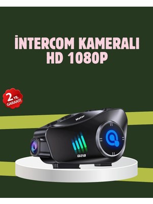 Astraltech Q28 Full Hd Kameralı Motosiklet Kask Kulaklığı – 45 Saat Müzik, Ipx6 Su Geçirmez