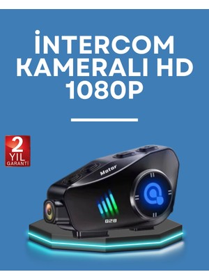 Astraltech Q28 Kask Kulaklık 1080P Hd Kamera – Bluetooth 5.3, Su Geçirmez, Gürültü Azaltma
