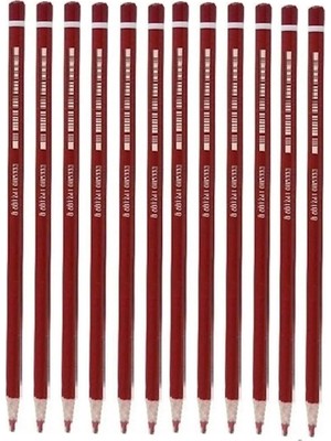 Adel Basic Kırmızı Kopya Kurşun Kalem 1 Düzine (12 Adet)