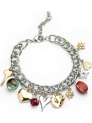 Twist KOMBİNE CHARM'LI ZİNCİR BİLEKLİK TW6260061034122