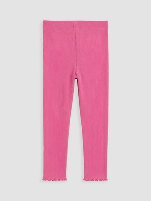 Lc Waikiki Yeni Sezon Pembe Kız Çocuk Fitilli Fırfırlı Tayt