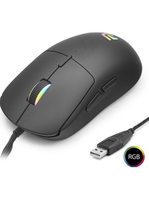 Skygo PROYG100B Mouse 3200 Dpi 6 Tuş Rgb - Siyah