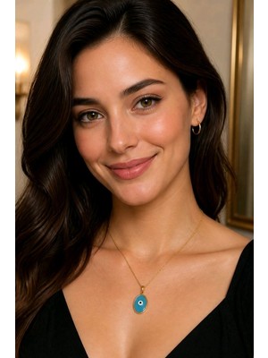 Monalisa Home Figürlü Kararmaz Çelik Ayarlanabilir Zincir Lüks Kolye