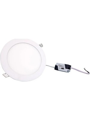 Helios Helıos 12W Sıva Altı Yuvarlak LED Panel 30-1200 (Beyaz Işık)