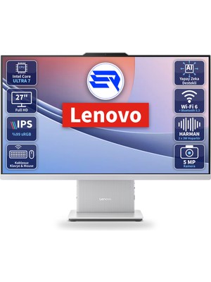 Lenovo Ideacentre Aıo 27ILL11 Intel Core Ultra 7-256V 16GB 512GB SSD 27" Fhd IPS Windows 11 Pro All In One Bilgisayar F0JW0010TREP1 Elektropasaj