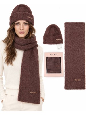 Miu Miu Atkı Bere Set