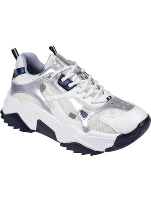 Sms Kadın Spor Ayakkabı Sneaker SMS-65137 Beyaz Laci