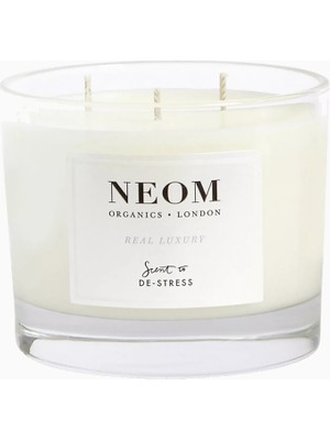 Neom Real Luxury Lavanta Yasemin 3 Fitilli Kokulu Mum 420 G
