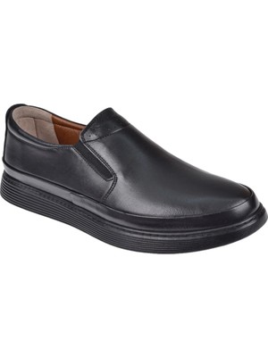 Tardelli Hakiki Deri Comfort Battal Boy Erkek Ayakkabı TRD-4394 Siyah