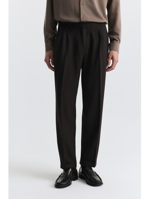 Antioch Tapered Fit Çift Pileli Pantolon