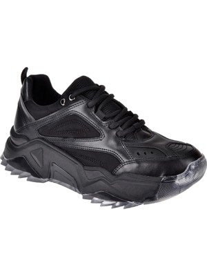Sms Kadın Spor Ayakkabı Sneaker SMS-65118 Siyah