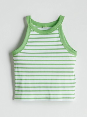 Lc Waikiki Yeni Sezon Halter Yaka Kız Çocuk Crop Atlet