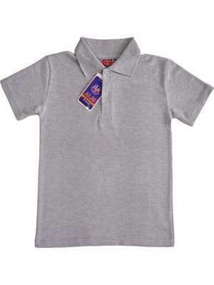 Alm Kız Çocuk Kısa Kollu Polo Yaka T-Shirt 5-17 Yaş Bedenler Yaşlarla Birebir Uyumludur
