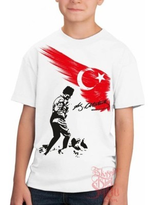 Burutekin 23 Nisan Ataturk Baskılı Kocatepe T-Shirt