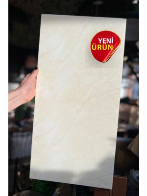 BienHome 10 Adet, 30X60 cm Açık Krem Bej Renkler Lüks Mermer Desenli Kendinden Yapışkanlı Mutfak Banyo Wc Kaplama Pvc Panel M059