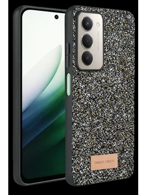 Bezos Onegif Xiaomi Redmi 15 4g Uyumlu Bright Simli Kapak - Gold