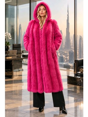 Monalisa Home Yumuşak Dokunuşlu Oversize Premium Kürk  Mont