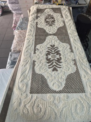 Tekstilci 80 x 200 cm Organik Naturel Pamuklu Kilim