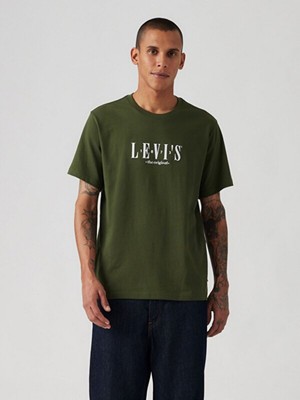 Legato Levi's Oversize Minimalist Erkek T-Shirt - Kısa Kol - Regular Fit