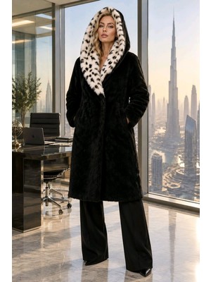 Monalisa Home Yumuşak Dokunuşlu Oversize Premium Kürk  Mont
