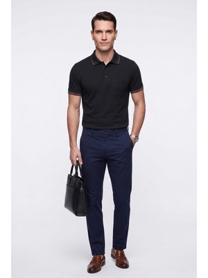 Legato Erkek Polo Yaka Kısa Kollu Cepli Pamuk Karışımlı Günlük T-Shirt TSH7545