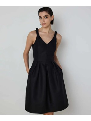 Machka Pileli Poplin Elbise  MS1260002067001