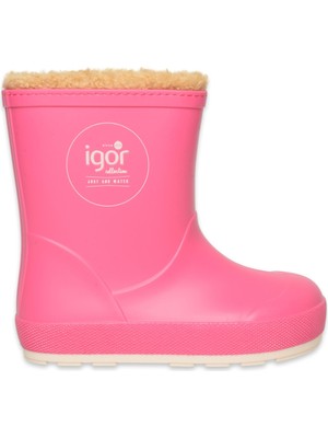 Igor CC381 Yogi Nautico Borreguito Yağmur Fuşya Çocuk Çizme