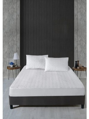 Goldroom Sıvı Geçirmez Kapitoneli Fitted Alez Yatak Koruyucu