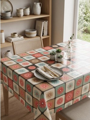 Tiritoğlu Home Leke Tutmaz Masa Örtüsü Modern Desenli