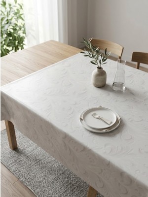 Tiritoğlu Home Leke Tutmaz Masa Örtüsü Yaprak Desenli