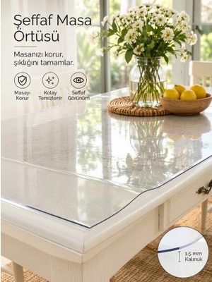 Tiritoğlu Home Beyaz 2.5mm Masa Örtüsü 70X130