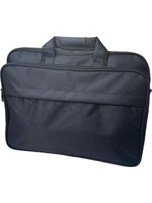 Laptop Çantası Evrak Laptop Notebook Tablet Çantası Büyük Boy 5 Bölmeli Omuz Askılı Çanta 40X30X15 Siyah
