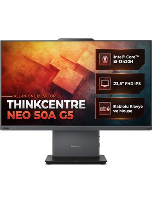 Lenovo Thinkcentre Neo 50A G5 Intel Core I5-13420H 32GB 1tb SSD 23.8" Fhd Freedos All In One Pc 12SC000QTR 021
