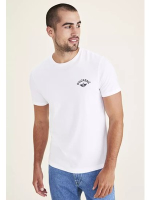 Dockers Minimalist Kısa Kol Erkek T-Shirt - Yuvarlak Yaka, Günlük