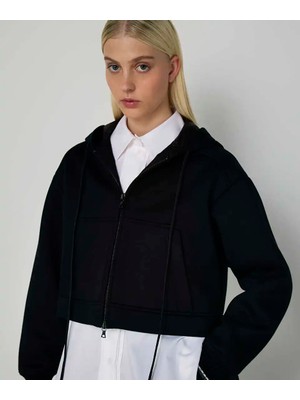 Kontrast Manşetli Sweatshırt  MW6250091002001