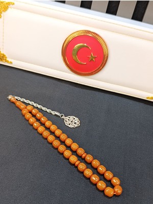 Anemore Collection Sıkma Kehribar Tesbih
