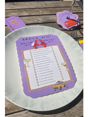 Pekshop Friends Konsept Gelin Mi Damat Mı ? Bride Oyun Soru Kartları 4lü