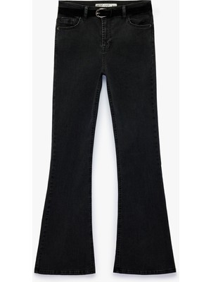 Koton Kadın Jean Pantolon 7WAL40266MD Siyah