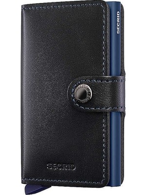 Secrid Miniwallet Original Kartlık Cüzdan, Siyah-Lacivert