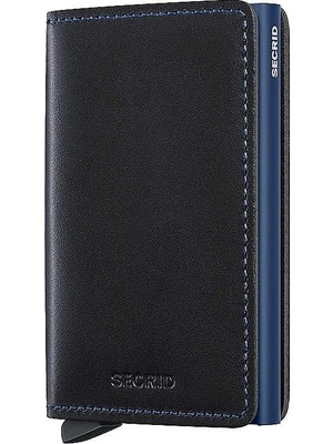 Secrid Slimwallet Original Kartlık Cüzdan, Siyah-Lacivert