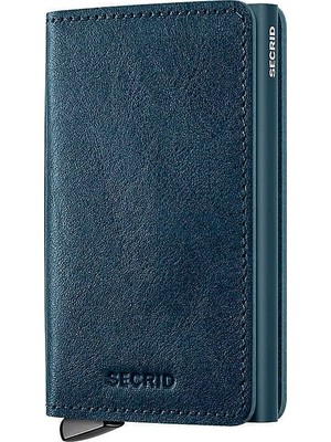 Secrid Premium Slimwallet+ Basco Kartlık Cüzdan, Pet.mavi