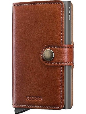 Secrid Miniwallet Texano Kartlık Cüzdan, Kahve